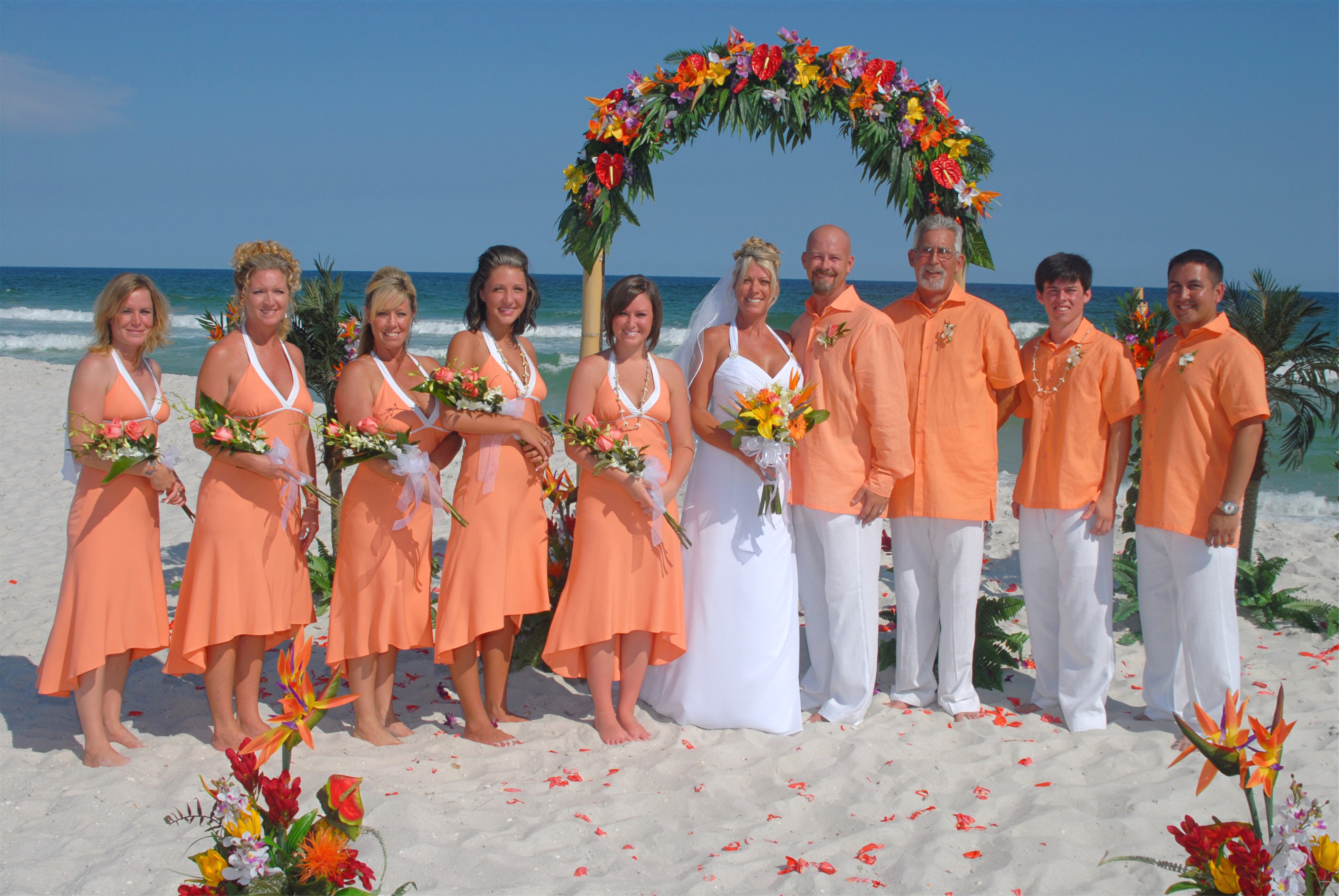 Florida Barefoot Beach Weddings~ Destin~ Fort Walton Beach 